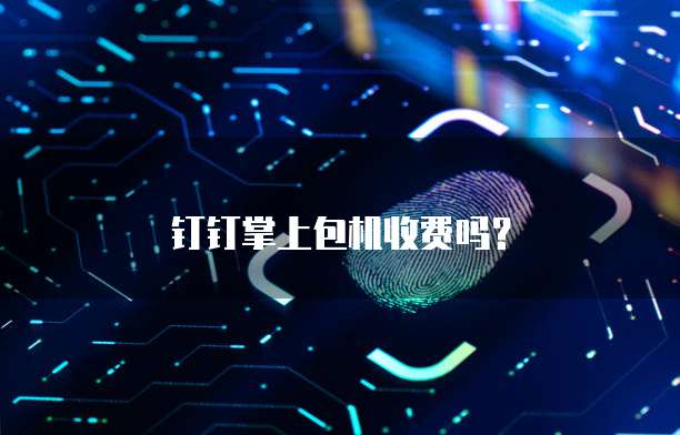 钉钉掌上包机收费吗？