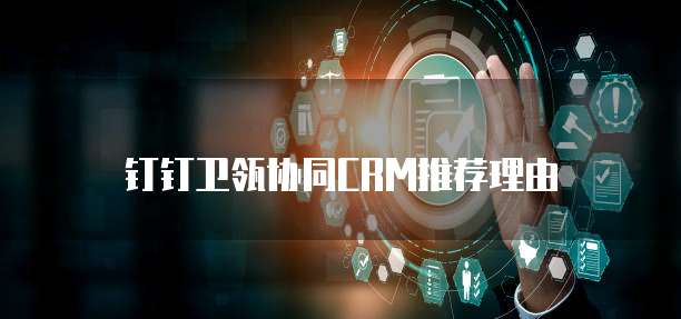 钉钉卫瓴协同CRM推荐理由