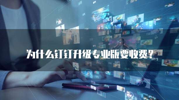 为什么钉钉升级专业版要收费?