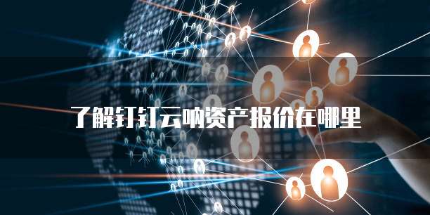 了解钉钉云呐资产报价在哪里