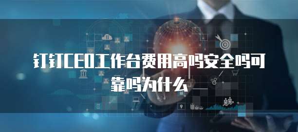 钉钉CEO工作台费用高吗安全吗可靠吗为什么