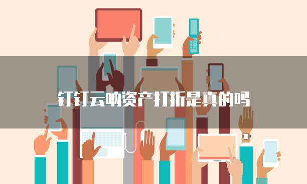 钉钉云呐资产打折是真的吗