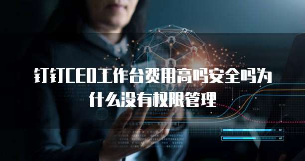 钉钉CEO工作台费用高吗安全吗为什么没有权限管理
