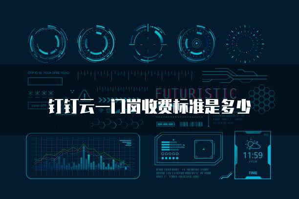 钉钉云一门岗收费标准是多少