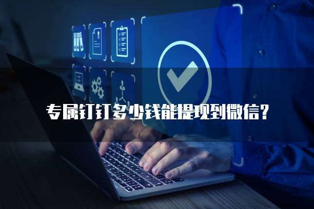 专属钉钉多少钱能提现到微信?