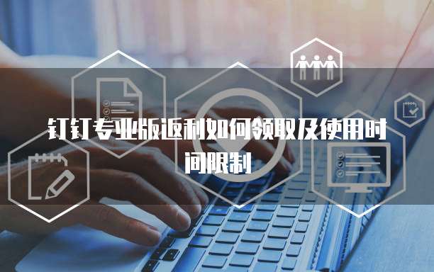 钉钉专业版返利如何领取及使用时间限制