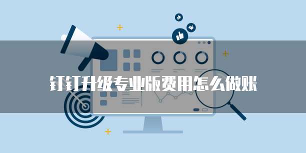 钉钉升级专业版费用怎么做账
