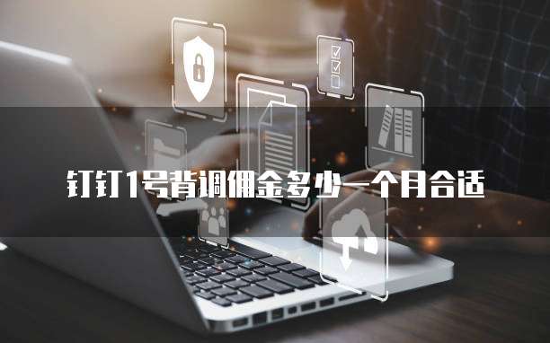 钉钉1号背调佣金多少一个月合适