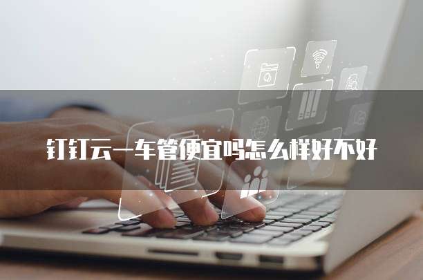 钉钉云一车管便宜吗怎么样好不好