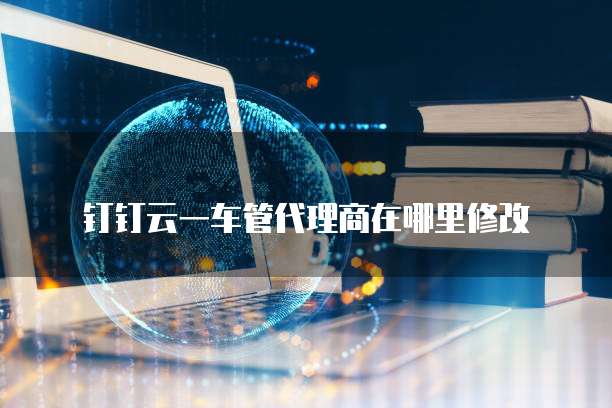 钉钉云一车管代理商在哪里修改