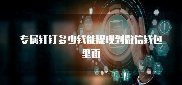 专属钉钉多少钱能提现到微信钱包里面
