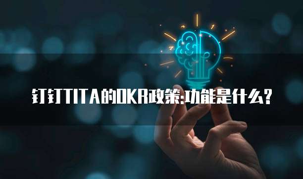 钉钉TITA的OKR政策:功能是什么?