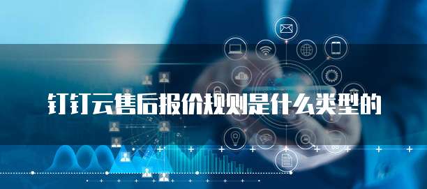 钉钉云售后报价规则是什么类型的