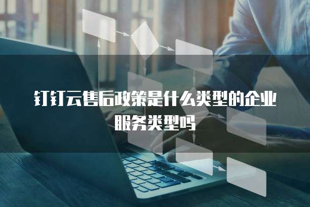 钉钉云售后政策是什么类型的企业服务类型吗