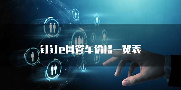 钉钉e网管车价格一览表