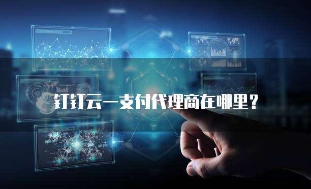 钉钉云一支付代理商在哪里?
