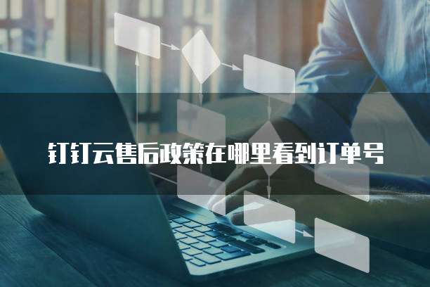 钉钉云售后政策在哪里看到订单号