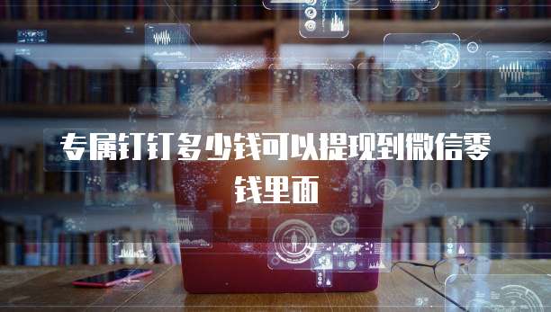 专属钉钉多少钱可以提现到微信零钱里面