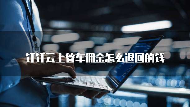 钉钉云上管车佣金怎么退回的钱