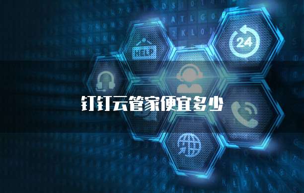 钉钉云管家便宜多少