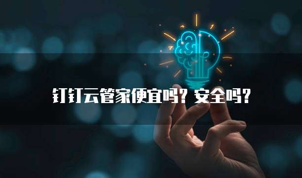 钉钉云管家便宜吗?安全吗?