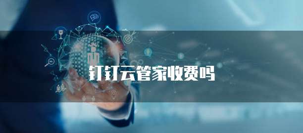 钉钉云管家收费吗