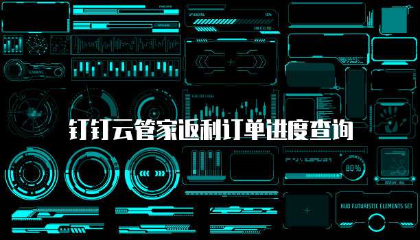钉钉云管家返利订单进度查询
