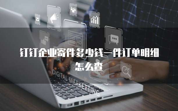 钉钉企业寄件多少钱一件订单明细怎么查