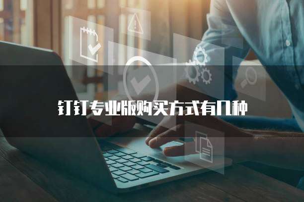 钉钉专业版购买方式有几种