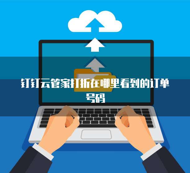钉钉云管家打折在哪里看到的订单号码