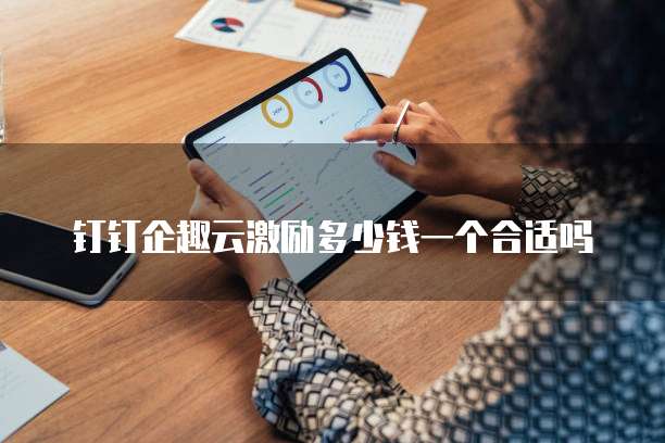 钉钉企趣云激励多少钱一个合适吗