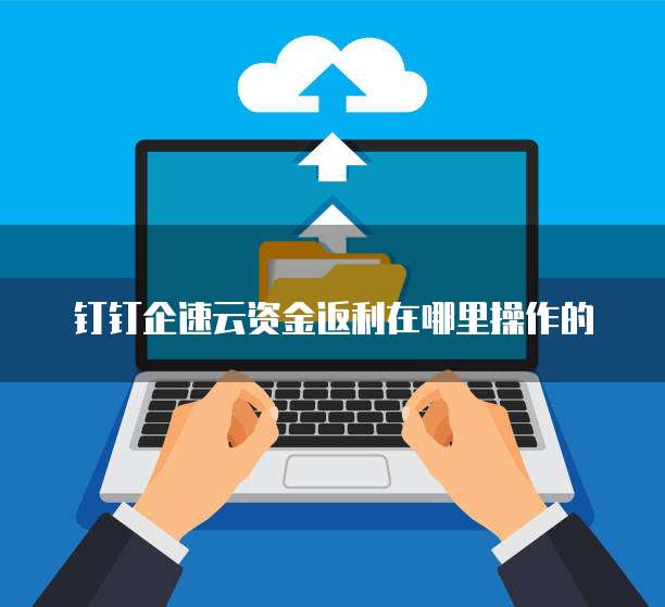 钉钉企速云资金返利在哪里操作的