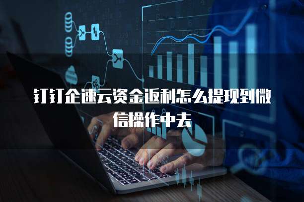 钉钉企速云资金返利怎么提现到微信操作中去