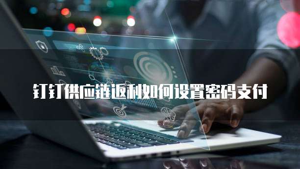 钉钉供应链返利如何设置密码支付