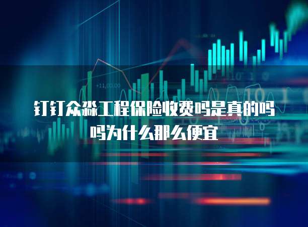 钉钉众淼工程保险收费吗是真的吗吗为什么那么便宜