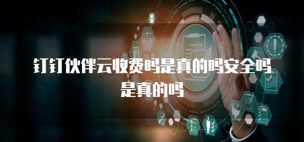 钉钉伙伴云收费吗是真的吗安全吗是真的吗