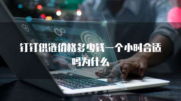钉钉供链价格多少钱一个小时合适吗为什么