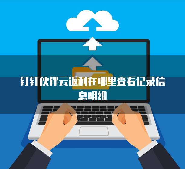 钉钉伙伴云返利在哪里查看记录信息明细