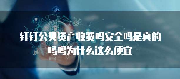 钉钉公贝资产收费吗安全吗是真的吗吗为什么这么便宜