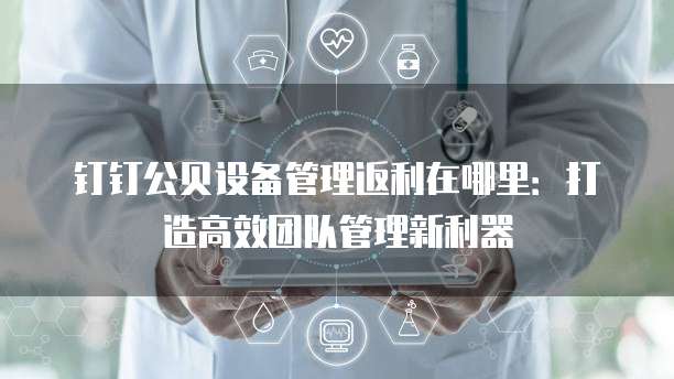 钉钉公贝设备管理返利在哪里:打造高效团队管理新利器