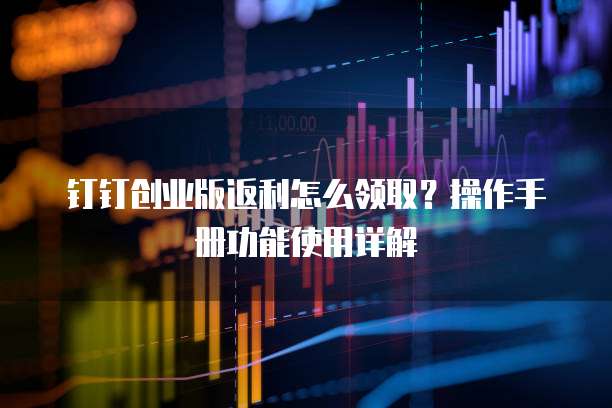 钉钉创业版返利怎么领取?操作手册功能使用详解