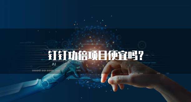 钉钉功倍项目便宜吗?