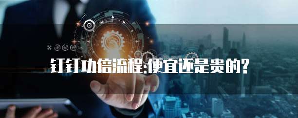 钉钉功倍流程:便宜还是贵的?