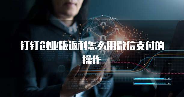 钉钉创业版返利怎么用微信支付的操作