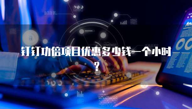 钉钉功倍项目优惠多少钱一个小时?