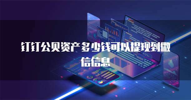 钉钉公贝资产多少钱可以提现到微信信息