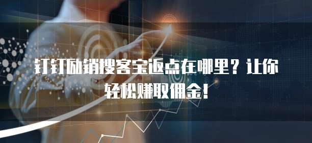 钉钉励销搜客宝返点在哪里?让你轻松赚取佣金!