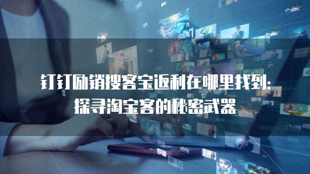 钉钉励销搜客宝返利在哪里找到：探寻淘宝客的秘密武器
