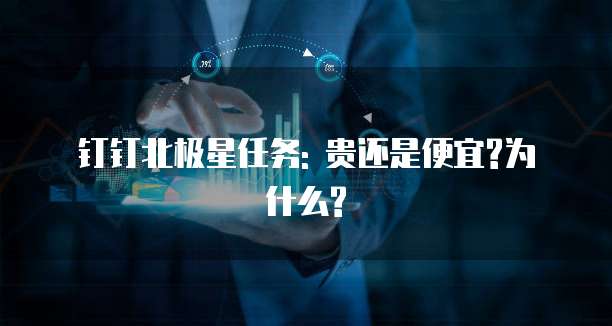 钉钉北极星任务: 贵还是便宜?为什么?