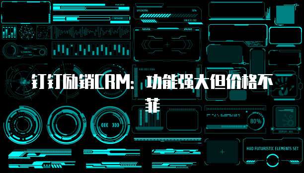 钉钉励销CRM:功能强大但价格不菲